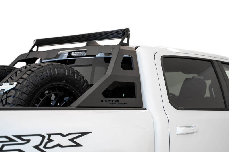 Addictive Desert Designs Stealth Fighter Chase Rack w/ 50" Light Bar Mount (REAR): Ram 1500 (19-24)