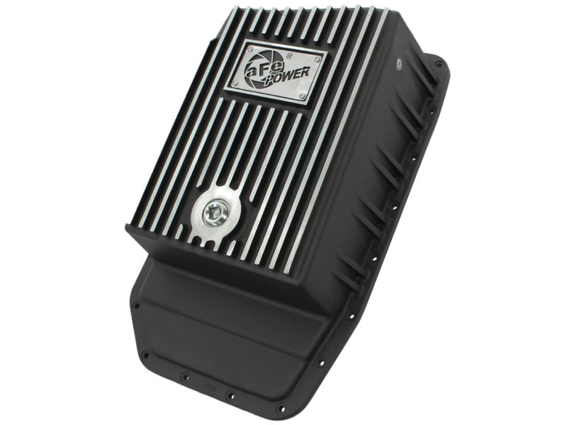 aFe Power Pro Series Transmission Pan Black w/ Machined Fins | Ford F-150 (09-14) (46-70172)