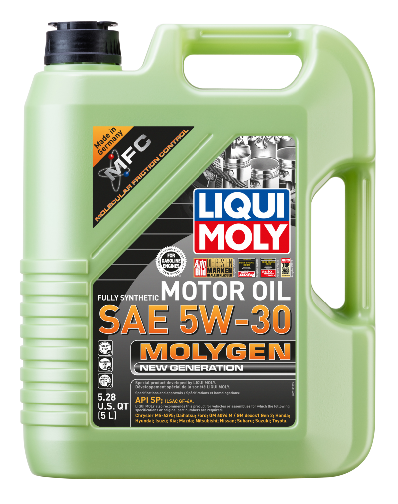 LIQUI MOLY Molygen New Generation Motor Oil | Ford Ranger (19-26) / Ford Bronco (21-26) (20228)