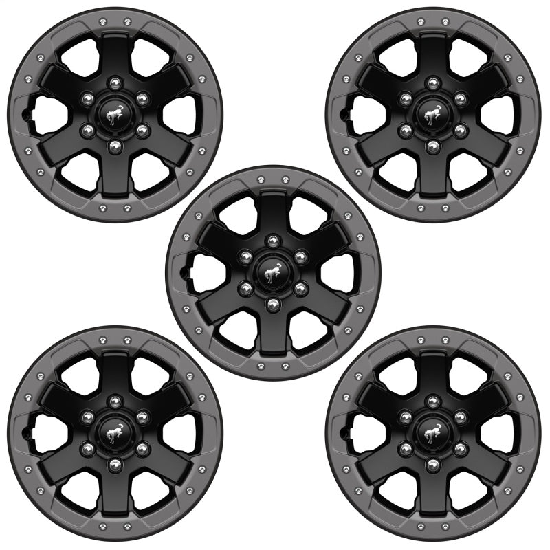 Ford Racing 17in x 8in Badlands Bead Lock Capable Wheel Kit | Ford Bronco (21-26) (M-1007K-DC178B)