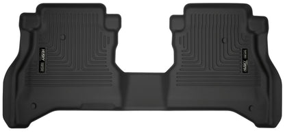 Husky Liners Black X-Act Contour Floor Liner (2ND SEAT): Jeep Gladiator 2020-2024