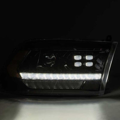 AlphaRex PRO Projector Headlights (Black): Dodge Ram 2009 - 2018