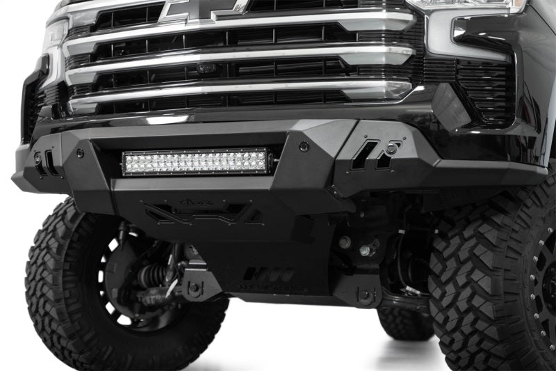 Addictive Desert Designs Black Label Front Bumper | Chevrolet Silverado 1500 (19-26) / Silverado ZR2 (22-26) (F140300010103)