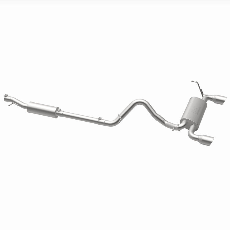 MagnaFlow Cat-Back Exhaust Black Tips (REAR): Jeep Wrangler 2012-2017 3.6L V6