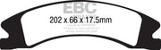 EBC Ultimax2 Front Brake Pads | 15+ Cadillac Escalade Ext/Esv 6.2 2WD Brakes, Rotors & Pads offroad accessory | Iron Ridge Offroad