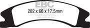 EBC Ultimax2 Front Brake Pads | 15+ Cadillac Escalade Ext/Esv 6.2 2WD Brakes, Rotors & Pads offroad accessory | Iron Ridge Offroad