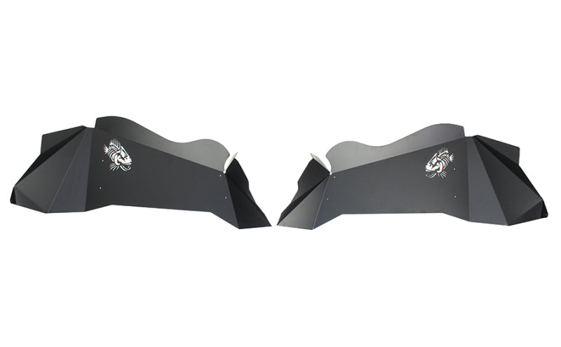 Fishbone Offroad Black Powdercoated Aluminum Inner Fenders: Jeep Wrangler JK 2007-2018