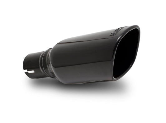 Borla Black Chrome Universal Tip 2.25" Inlet 3.5x3.28 Sq 10.5" Long (REAR): Jeep Wrangler 2012-2018