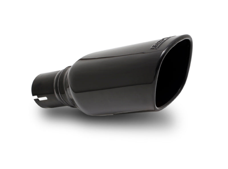 Borla Black Chrome Universal Tip 2.25" Inlet 3.5x3.28 Sq 10.5" Long (REAR): Jeep Wrangler 2012-2018