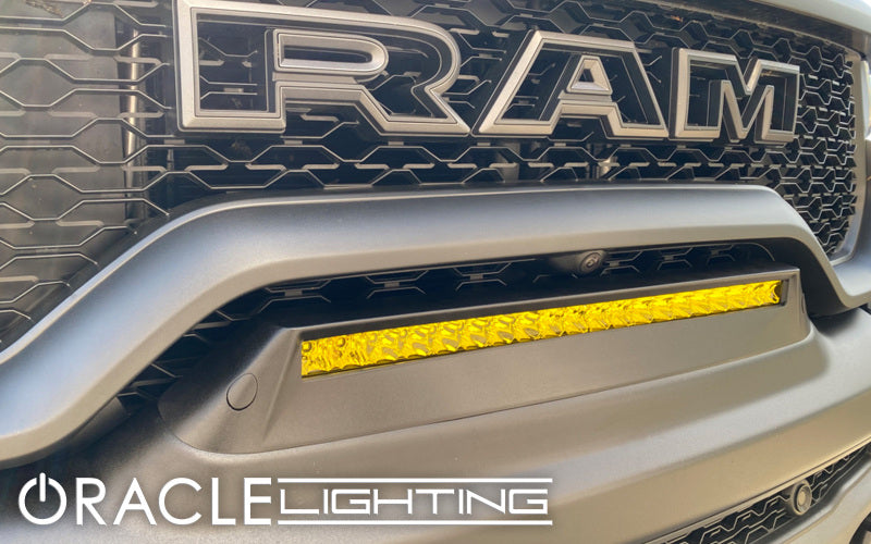 ORACLE Lighting Front Bumper Flush LED Light Bar System (FRONT): Ram 1500 2019-2024 w/ Yellow