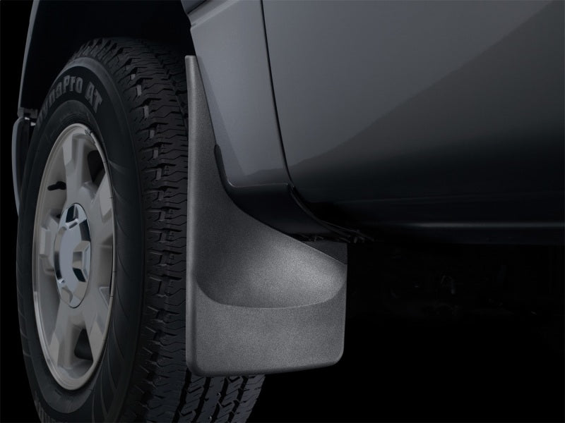 WeatherTech No-Drill Rear Mudflaps | Toyota Tacoma (16-23) (120055)