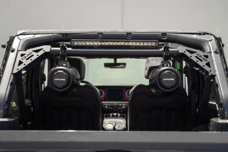 DV8 Offroad Jeep Wrangler JL 4-Door Speaker/Light Bar Mount | Jeep Wrangler JL (18-25) (SBJL-01)