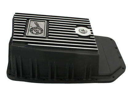 aFe Power Pro Series Transmission Pan Black w/ Machined Fins | Ford F-150 (09-14) (46-70172)