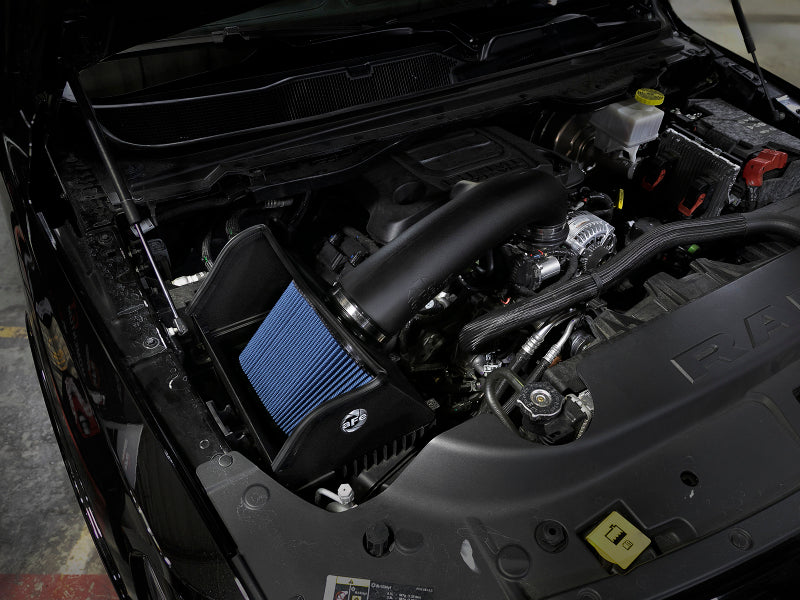 aFe POWER Magnum FORCE Stage-2 Cold Air Intake Pro 5R Filter (F&R): RAM 1500 New Body 2019-2023 5.7L VVT HEMI (54-13020R)