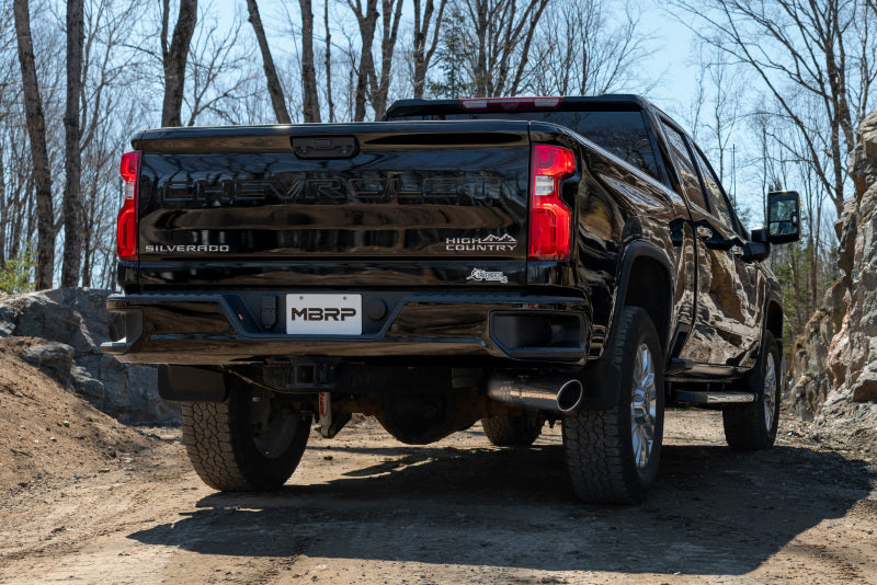 MBRP 4in Mandrel Bent Tubing D&S Cat Back Exhaust | Silverado 2500/3500 HD (20+) (S6059304)
