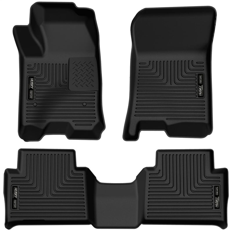 Husky Liners X-Act Contour Front & 2nd Seat Floor Liners | Chevrolet Colorado / GMC Canyon (23-26) (54978)