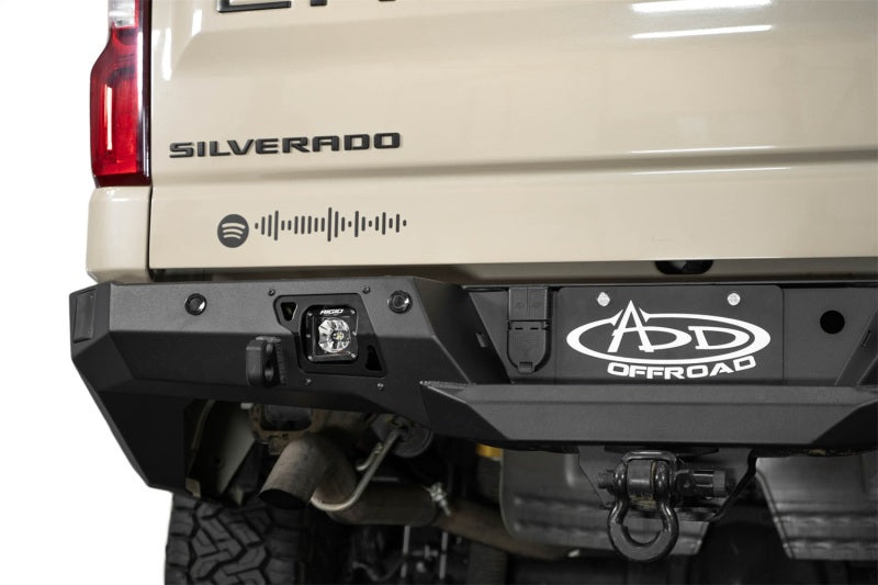 Addictive Desert Designs 2022+ Chevrolet Silverado 1500 / ZR2 / GMC Sierra AT4 / AT4X Stealth Fighter Rear Bumper | 2019-2026 (R120081090103)