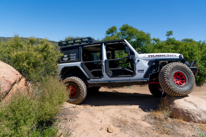 Body Armor 4x4 Tube Doors Rear Pair: Jeep Wrangler (18-21) / Gladiator (20-21)