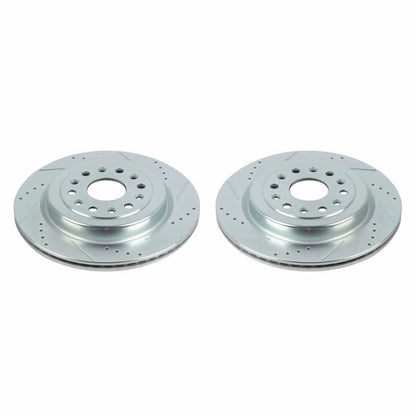 PowerStop Evolution Drilled & Slotted Rotors (REAR): Ram 1500 2019 - 2025