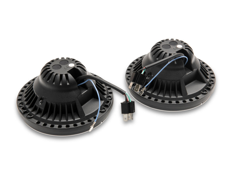 Raxiom Axial Series LED Headlights (FRONT) w/ Black Housing: Jeep Wrangler (07-18)