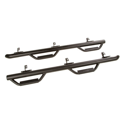 Rugged Ridge Spartan Textured Black Nerf Bar: Fits Most Jeep Wrangler Models (2007-2018) w/ Hardware