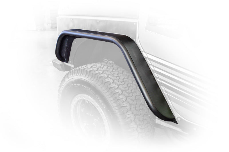 DV8 Offroad Flat Tube Fenders (FRONT AND REAR): Jeep Wrangler JK 2007-2018