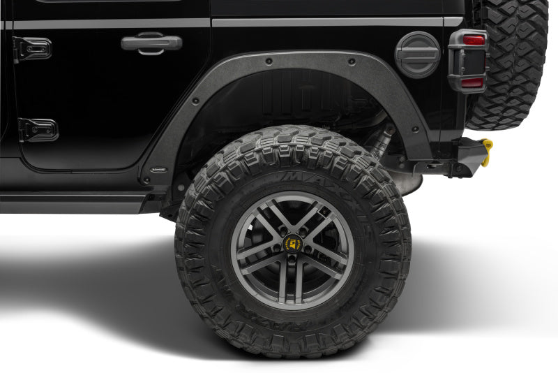 Bushwacker Trail Armor Fender Delete Kit (F&R): Jeep Wrangler (18-24) - Black Textured