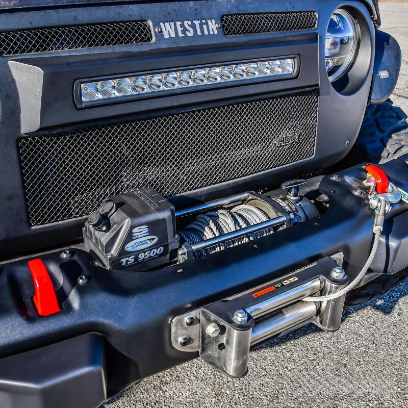 Westin Black WJ2 Winch Tray: Jeep Gladiator (20-24) / Wrangler (18-24)
