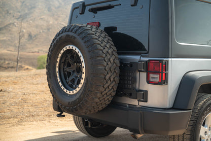DV8 Offroad Tailgate Reinforcement Molle Panel | Jeep Wrangler JK (07-18) / JL (18-25) (TCJK-04)