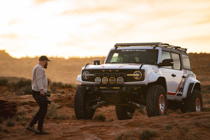 DV8 Offroad 2022+ Ford Bronco Raptor Tube Front Bumper | Ford Bronco (21-26) (FBFR-02)