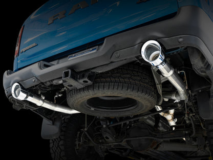 AWE 0FG Cat-Back Exhaust (Dual Rear Bumper Exit, Polished Tips): Ram 5.7L Hemi 1500 2019 - 2024