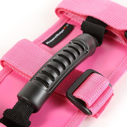 Rugged Ridge Pink Ultimate Grab Handles | Jeep Gladiator JT / Wrangler JK / JL (20-25 / 07-18) (13505.01)