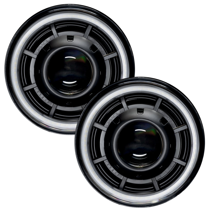 Oracle Lighting 7in Bi-LED Projector Headlights: Jeep Wrangler (07-17) / Wrangler JK (18)