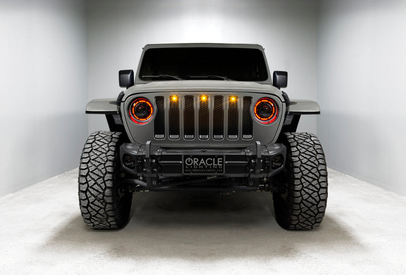 ORACLE Lighting Bi-LED Projector Headlights: Jeep Wrangler / Gladiator (18-24)