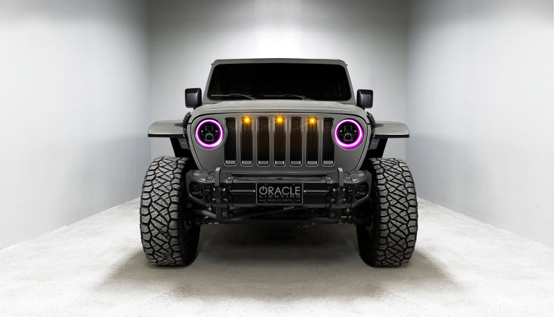 ORACLE Lighting High Powered LED Headlights (PAIR): Jeep Wrangler (18-24) / Gladiator (20-24)