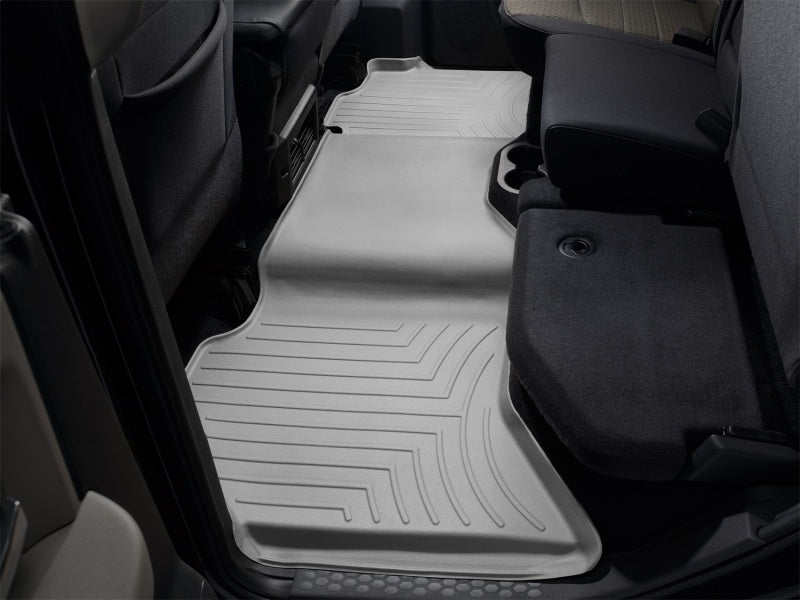 WeatherTech FloorLiner Rear Mats (Gray): Dodge Ram Crew / MegaCab (09-18) 1500/2500/3500