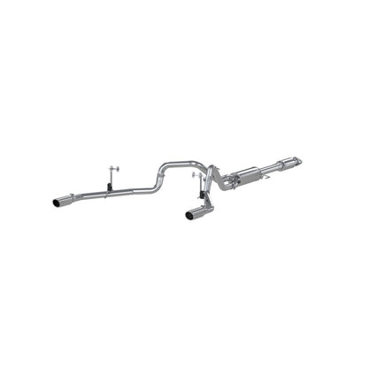 MBRP 3in Cat-Back Dual Split Rear Exit T409 Exhaust System | Ford F-150 5.0L (15) (S5258409)