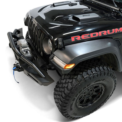 Westin Textured Black Front Bumper: Jeep Gladiator 2020-2025 / Wrangler JL 2018-2025