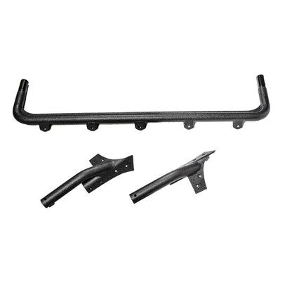 Rugged Ridge Textured Black Windshield Mount Light Bar: Jeep Wrangler (07-18)