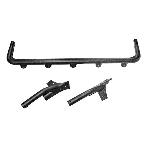 Rugged Ridge Textured Black Windshield Mount Light Bar: Jeep Wrangler (07-18)