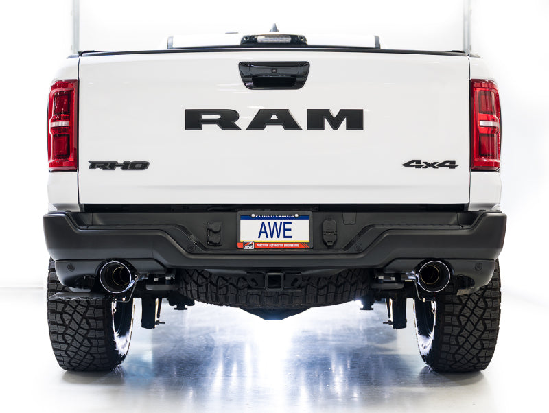 AWE Tuning 2025+ RAM 1500 RHO 3.0 I6 TT Dual Rear Exit Catback Exhaust | Ram 1500 (25+)(3015-32630)