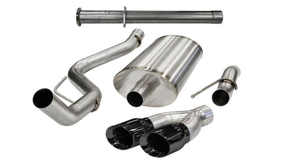 Corsa 2011-2014 Ford F-150 Raptor 6.2L V8 133in Wheelbase Black Xtreme Cat-Back Exhaust | Ford F-150 Raptor (10-14) (14759BLK)