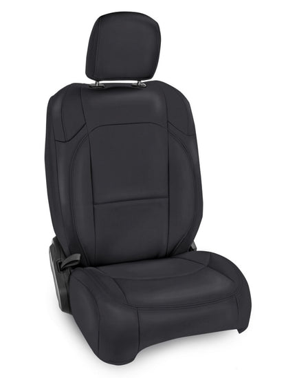 PRP Seats Front Seat Covers (PAIR): Jeep Wrangler JL / Gladiator JT 2018-2026 - All Black