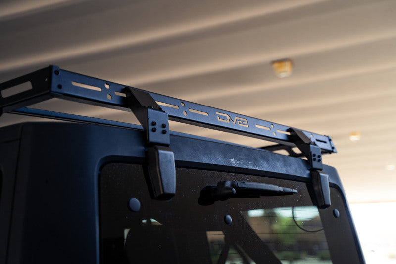 DV8 Offroad Short Roof Rack: Jeep Wrangler (07-18)