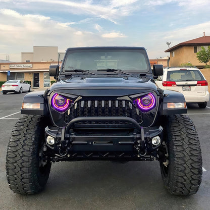 ORACLE Lighting Bi-LED Projector Headlights: Jeep Wrangler / Gladiator (18-24)