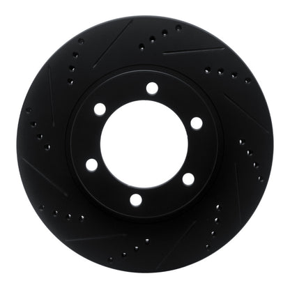 R1 03-09 Lexus GX470 Front Drilled & Slotted Brake Rotor | Toyota 4Runner (06-09) (ECB-76126L)