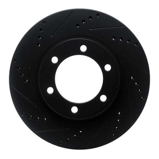 R1 03-09 Lexus GX470 Front Drilled & Slotted Brake Rotor | Toyota 4Runner (06-09) (ECB-76126L)