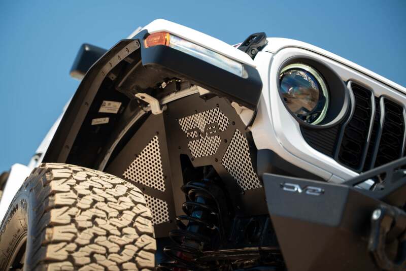 DV8 Offroad Front Inner Fenders | Jeep Wrangler JL / Gladiator JT (18-25) (INFEND-06FB)