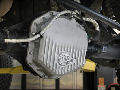 aFe 22-25 Ford Bronco Raptor Rear Diff Cover - Raw w/ Machined Fins | Ford Bronco (46-71460A)