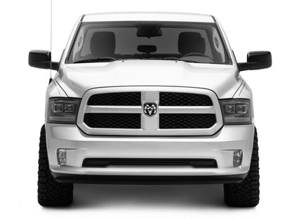 Raxiom Black LED Projector Headlights w/ Switchback (F&R): Dodge Ram / Ram 1500 (02-18)